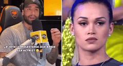 Jota Benz acepta que se incomodaría si Angie Arizaga tuviera que besar a alguien en la ficción: “Me costaría entender”