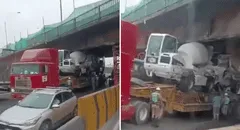 Puente Ricardo Palma dañado por quinta vez: tráiler chocó estructura en medio de reparaciones
