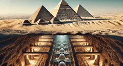 Arqueólogos revelan para qué sirvió el túnel subterráneo que une las 30 pirámides de Egipto