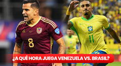 ¿A qué hora juega Venezuela vs. Brasil por las Eliminatorias Sudamericanas 2026?