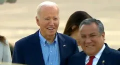 Presidente de Estados Unidos, Joe Biden, llega a Perú para participar en el APEC 2024