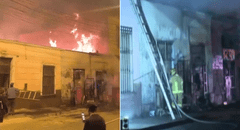 Rímac: un incendio de gran magnitud consume viviendas y deja bomberos heridos