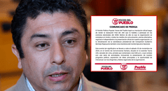Congresista Guillermo Bermejo será candidato presidencial en el 2026 con el partido Voces del Pueblo