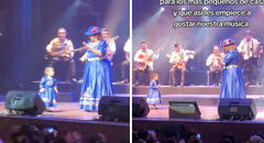 Nieta de Amanda Portales enternece al bailar huayno en el escenario: “Ay, mi gatito, miau, miau”