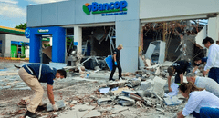 Violento ataque en Paraguay: grupo armado explota sucursal bancaria y escapa con un botín de 350 mil dólares