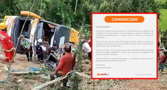 MovilBus lamenta trágico accidente en Moyombamba que dejó 11 fallecidos: "Expresamos nuestro más profundo pesar"