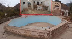 La misteriosa mansión abandonada entre los cerros de Lima: tiene una inmensa piscina y una lujosa chimenea