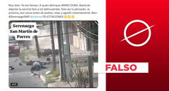 Video no muestra operativo del Serenazgo contra delincuentes en San Martín de Porres