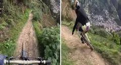 Ciclista muestra el impresionante circuito de downhill en Junín: “Me caí 30 veces con solo ver”