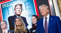 Trump toca la campana de apertura en Wall Street luego de ser elegido "Persona del Año": "Tremendo honor