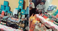 Megacanasta navideña de Caja Huancayo deja atónitos a usuarios en Tiktok: "2 sacos de arroz, 2 de azúcar y hasta una caja de panetón"