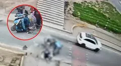 Camioneta de regidor de Villa El Salvador impacta contra mototaxi y huye: deja tres personas heridas