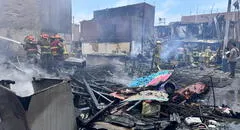 Fuerte incendio en AA.HH. 'Puerto Nuevo' en el Callao: municipio pide cisternas a otros distritos