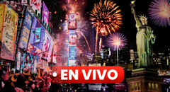 Año Nuevo 2025 EN VIVO: sigue los festejos de la Nochevieja en Estados Unidos y la cuenta regresiva