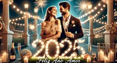25 frases cortas de 'Feliz Año Nuevo 2025, mi amor' para dedicarle a mi novio o novia