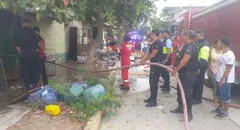Niña salva a sus hermanos de incendio en su casa y termina con graves quemaduras en el cuerpo en Piura