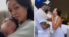 Angie Arizaga y Jota Benz enseñan el rostro de su bebé por primera vez y usuarios notan curioso detalle: "Es igualito a ..."