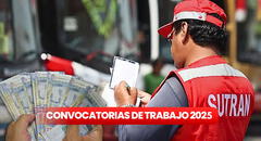 Sutran lanza convocatoria de trabajo en Lima y Lambayeque este 2025 con sueldos de hasta S/7.000
