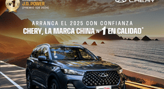 Chery es reconocida como líder en calidad y satisfacción al cliente