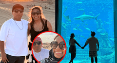 Jorge Luna y su esposa celebran su aniversario en impresionante viaje a Dubai: "Bodas de madera"