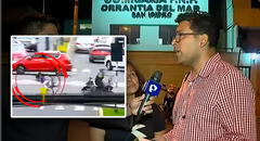 Ciclista es atropellado por policía en San Isidro y lo detienen 24 horas, pese a estar herido