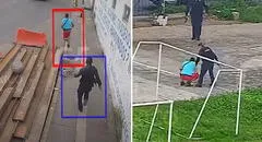 Ladrón intenta escapar de policías, pero se detiene tras correr solo 4 cuadras: clip es viral