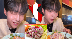 Coreano prueba el ceviche peruano por primera vez y lo compara con otros países: "Es otro nivel"