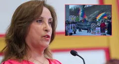 Peruanos protestan contra Dina Boluarte en Suiza a dos días de su llegada para el Foro Económico Mundial