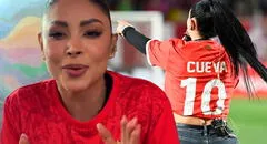 Pamela Franco sorprende al lucir camiseta de Christian Cueva en 'Noche del Rojo Imperial' de Cienciano: "Siempre arriba"