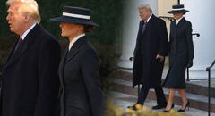 El misterioso look de Melania Trump que eligió para acompañar a Donald Trump a la toma de posesión 2025