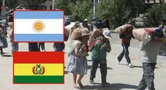 Argentinos cruzan frontera con Bolivia para comprar productos y alimentos a bajos precios por crisis: "Está todo muy barato, sí conviene venir"