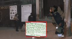 SJL: delincuentes dejan explosivo y carta extorsiva frente al penal 'Castro Castro'