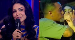 Pamela Franco admite que su primer beso con Christian Cueva en el escenario la sorprendió: “No estaba planeado, es un loco”