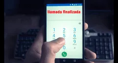 ¿Por qué cuando llamo a un número, se corta sola y me aparece “Llamada finalizada”?