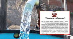 Sedapal: Ministerio de Vivienda autorizó transferencia por más de US$ 36 millones para distribución gratuita de agua