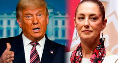 Trump suspende aranceles a México por un mes tras "muy amistosa" conversación con Claudia Sheinbaum