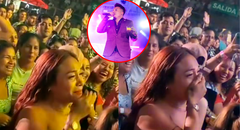 Dayanita declara su amor al animador de Corazón Serrano en pleno concierto y recibe inesperada respuesta: “Yo también”