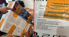 ¡Cuidado con las estafas! Compra una PS5 en línea, pero al abrir la caja descubre algo inesperado