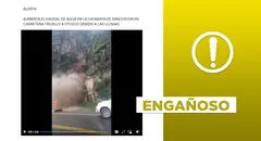 Video de desborde de catarata Sanchicón en la carretera Trujillo-Otuzco no es actual