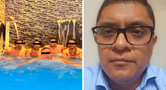 Empresario niega ser miembro de Los Pulpos tras difusión de fotografía en sauna: "Los suboficiales son mis amigos"