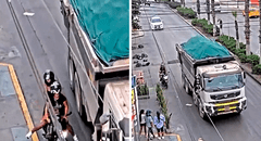 Motociclista muere tras ser arrollada por un camión en San Juan de Miraflores: cámara registró el fatal accidente