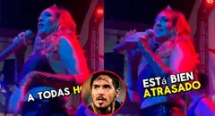 Tilsa Lozano confronta a fanático que le recordó al 'Loco' Vargas en pleno show en vivo: "Estás bien atrasado, hue..."