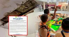 Clausuran temporalmente el Mallplaza Bellavista por fisuras y desprendimientos en techos: revelan video de estructura en mal estado