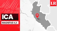 Temblor de magnitud 4,3 se sintió en Ica esta noche, según IGP