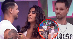Melissa Paredes 'rechazó' beso de Anthony Aranda en vivo por singular razón: "En todos lados pido mi ángulo"