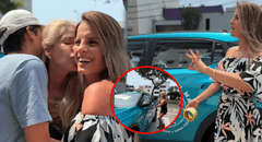 Alejandra Baigorria regaló a su madre un lujoso auto personalizado junto con su hermano: "Disfrútalo, mamá"