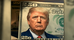 Congresista republicano propone crear el "billete más valioso" de 250 dólares con la cara de Donald Trump