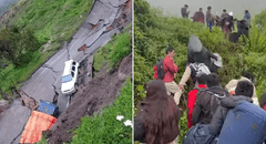 Colapso en carretera Cajamarca-Trujillo: vehículos caen al abismo y choferes quedan sin acceso al carnaval 2025