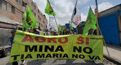 Minem pone fecha de inicio al proyecto Tía María en medio de protestas sociales