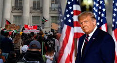 Trump amenaza con detener o deportar estudiantes involucrados en protestas ilegales: "Los agitadores serán enviados a su país"